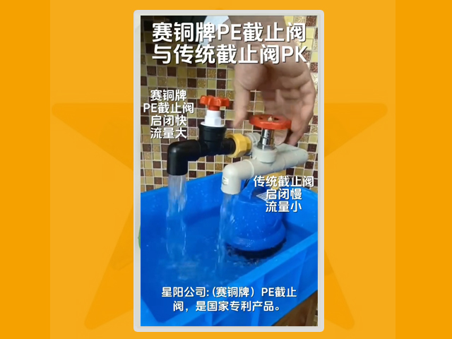 SAITONG PE globe valve PK traditional globe valve